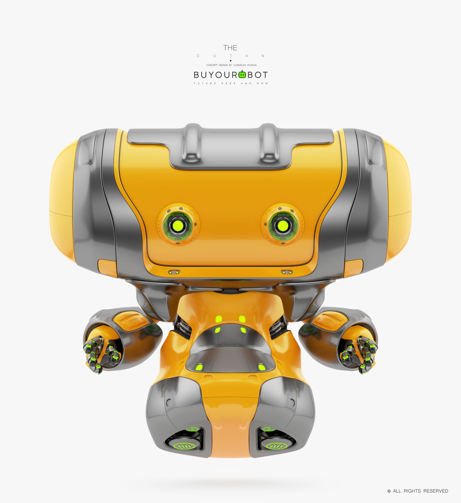 Aero beetle bot 3D model_4