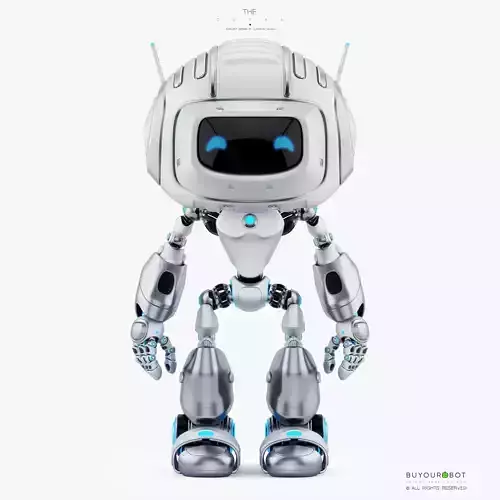 Cute bot 3D model