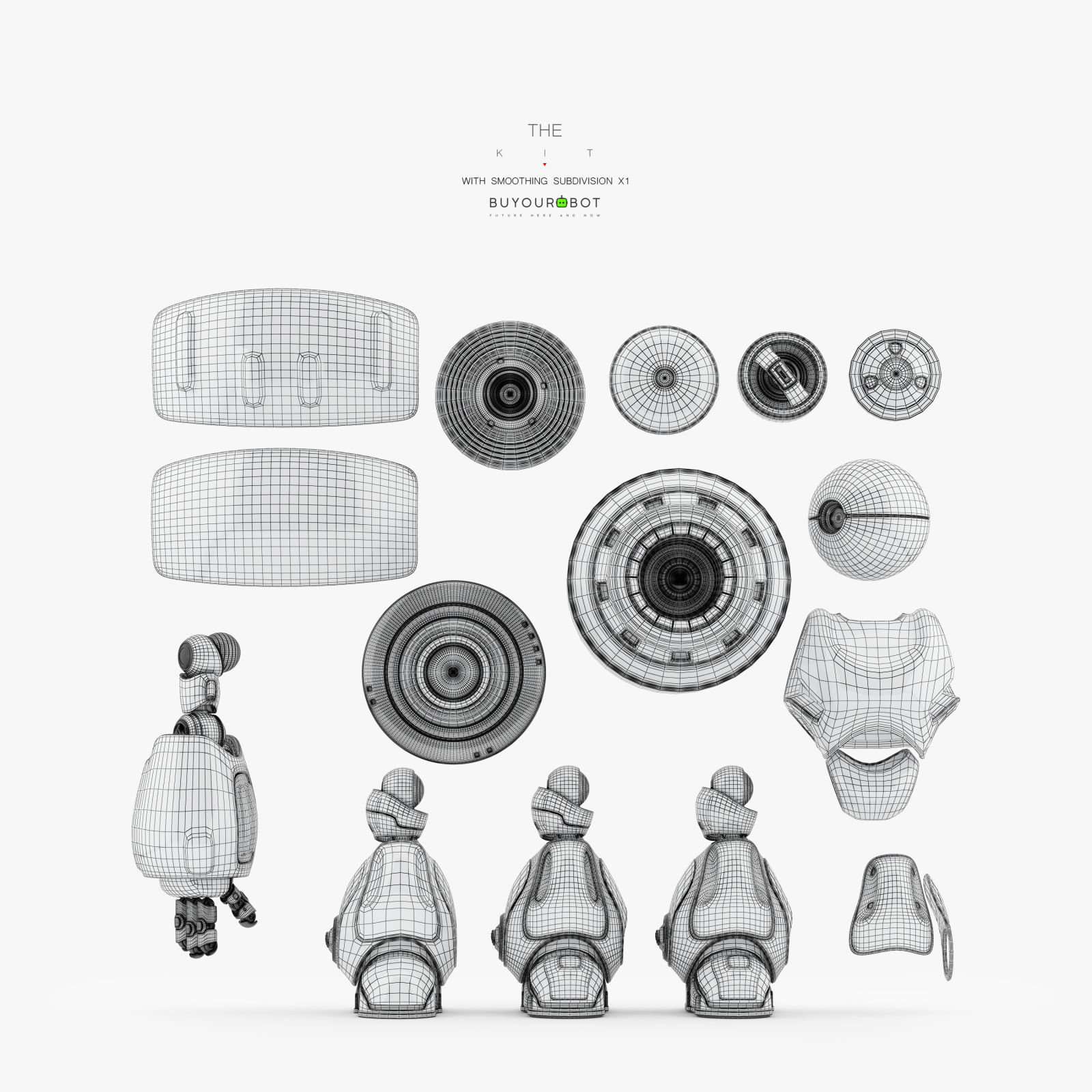 Unit robot 3D model_6