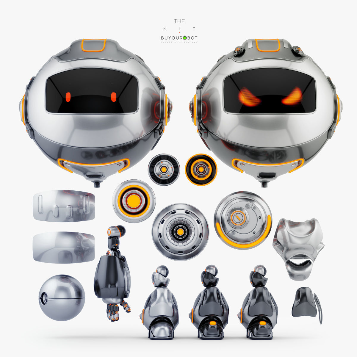 Unit robot II 3D model_5