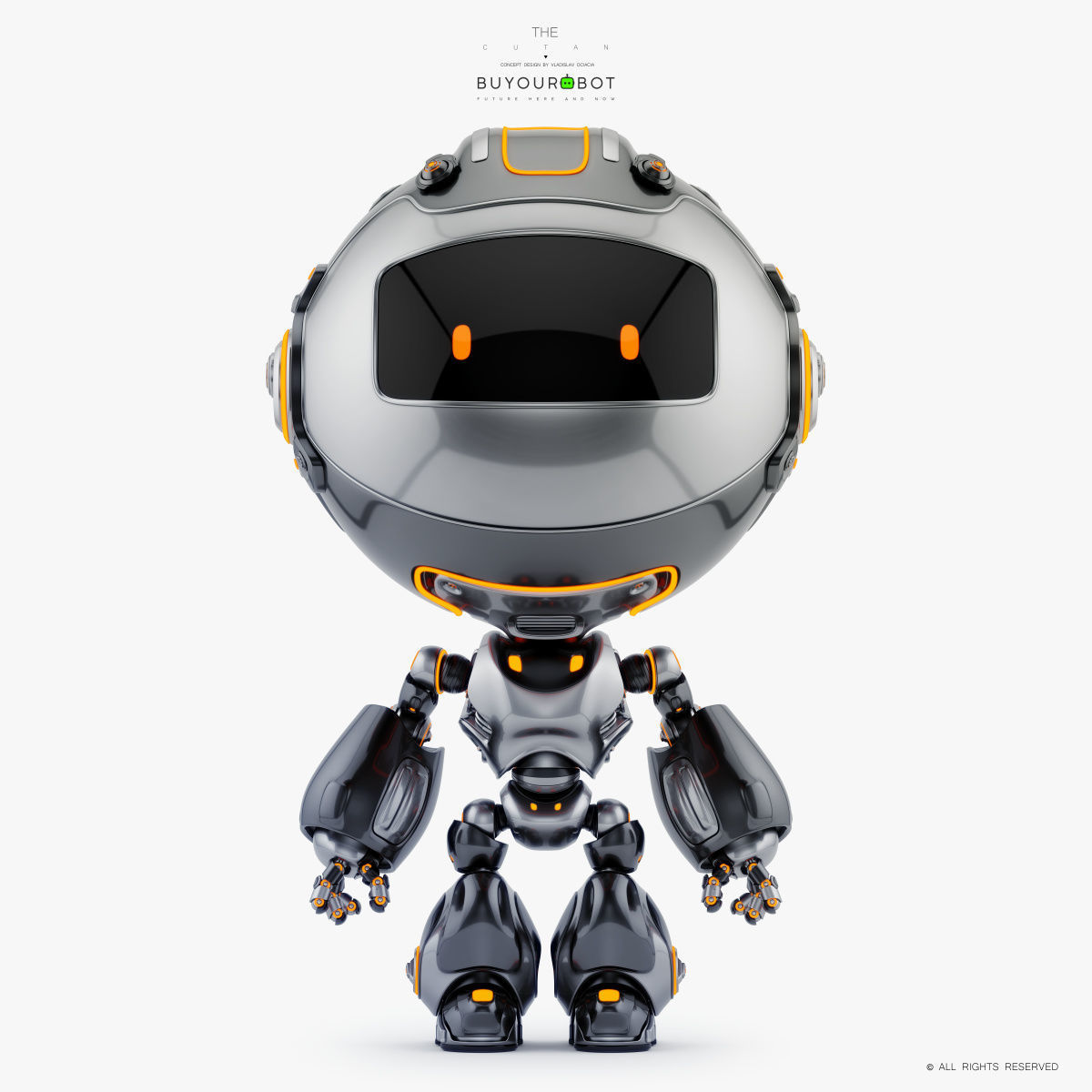 Unit robot II 3D model_2