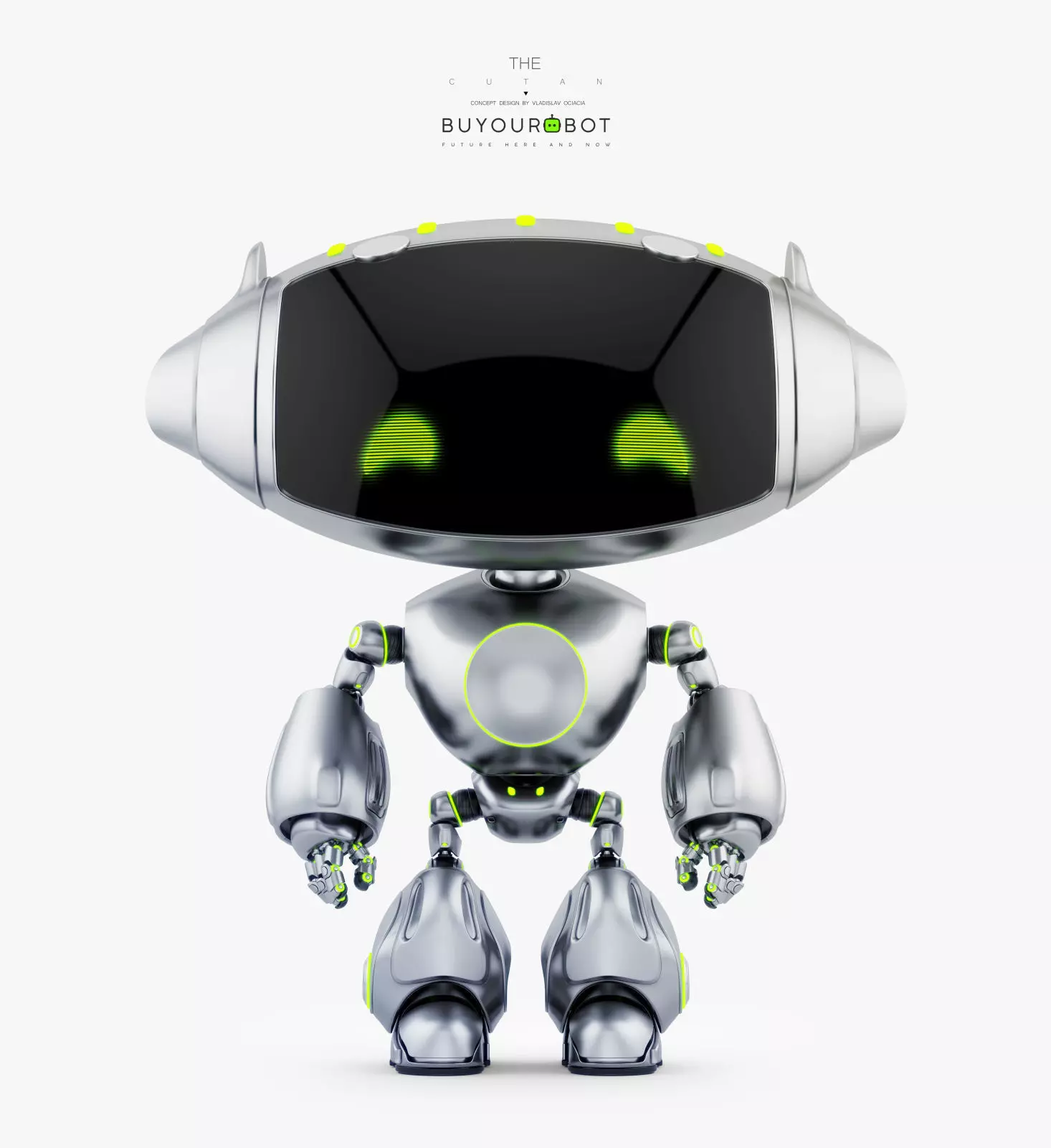 CUTE CAT PET BOT 3D model_0