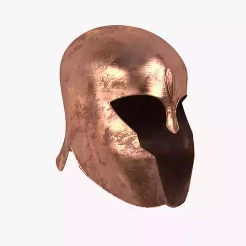  Achilles Helmet Model Realistic- Low Poly Low-poly 3D model