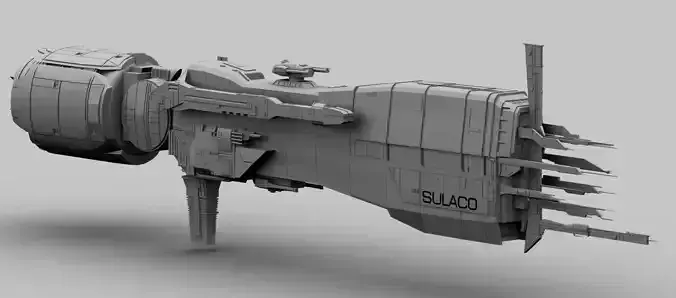 USS SULACO 3D model