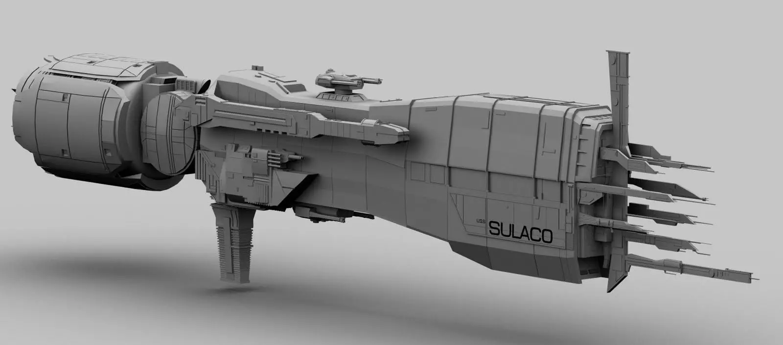 USS SULACO 3D model_0