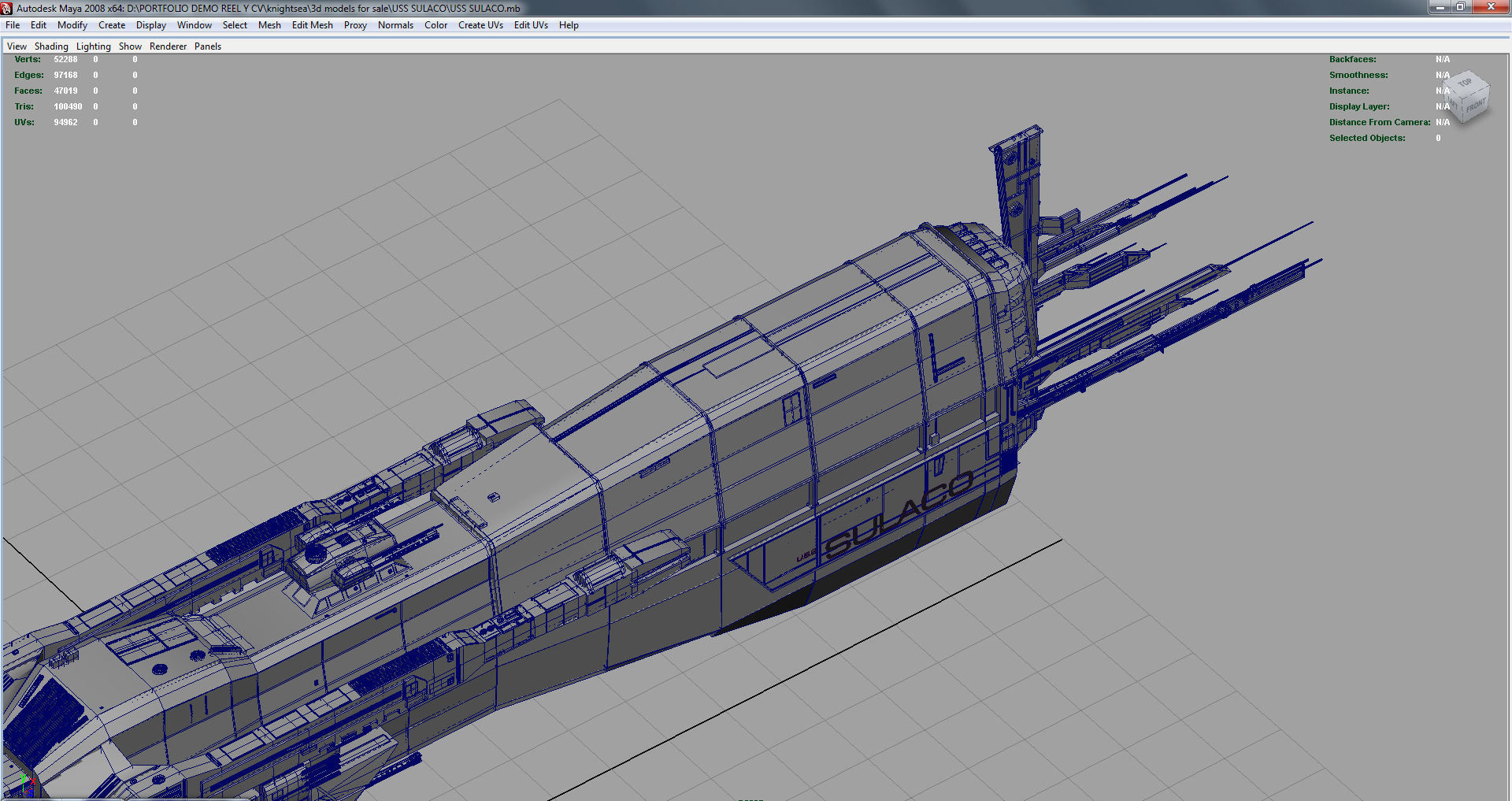 USS SULACO 3D model_6