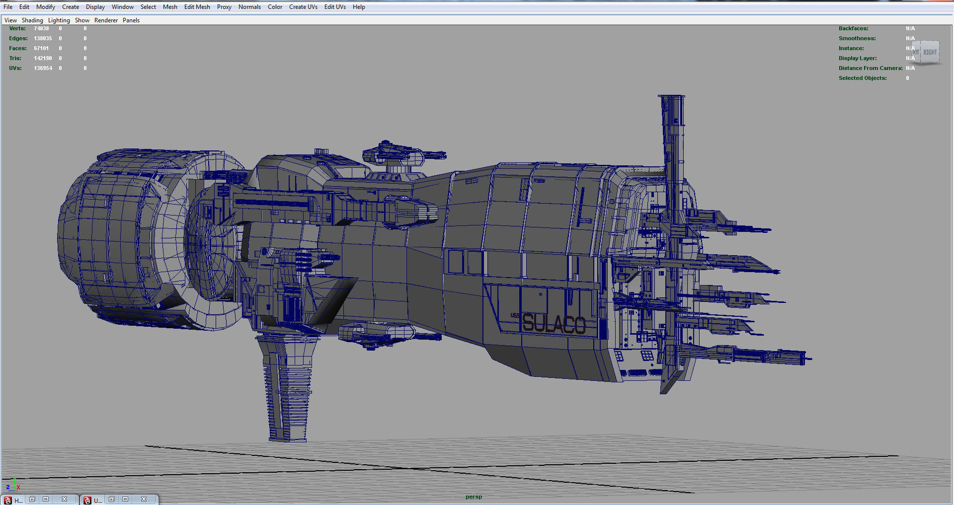 USS SULACO 3D model_7