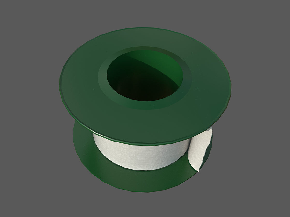 Surgical tape 3D model_3