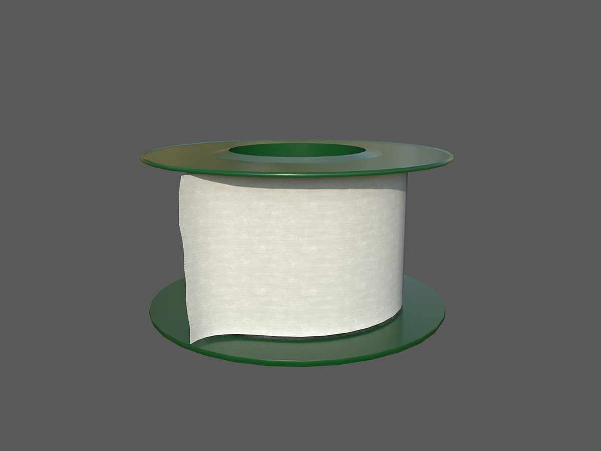 Surgical tape 3D model_2