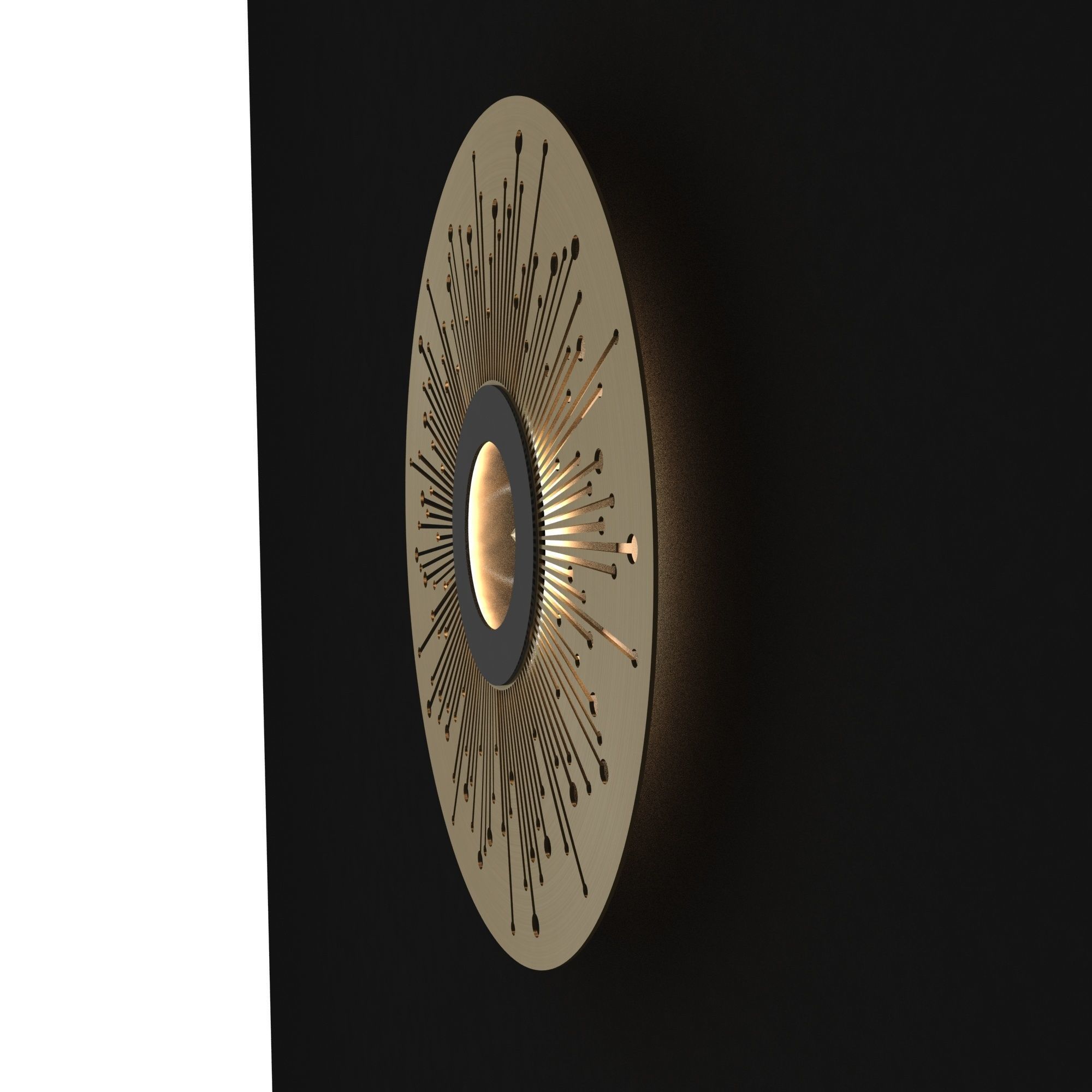 cvl earth wall light  3D model_2