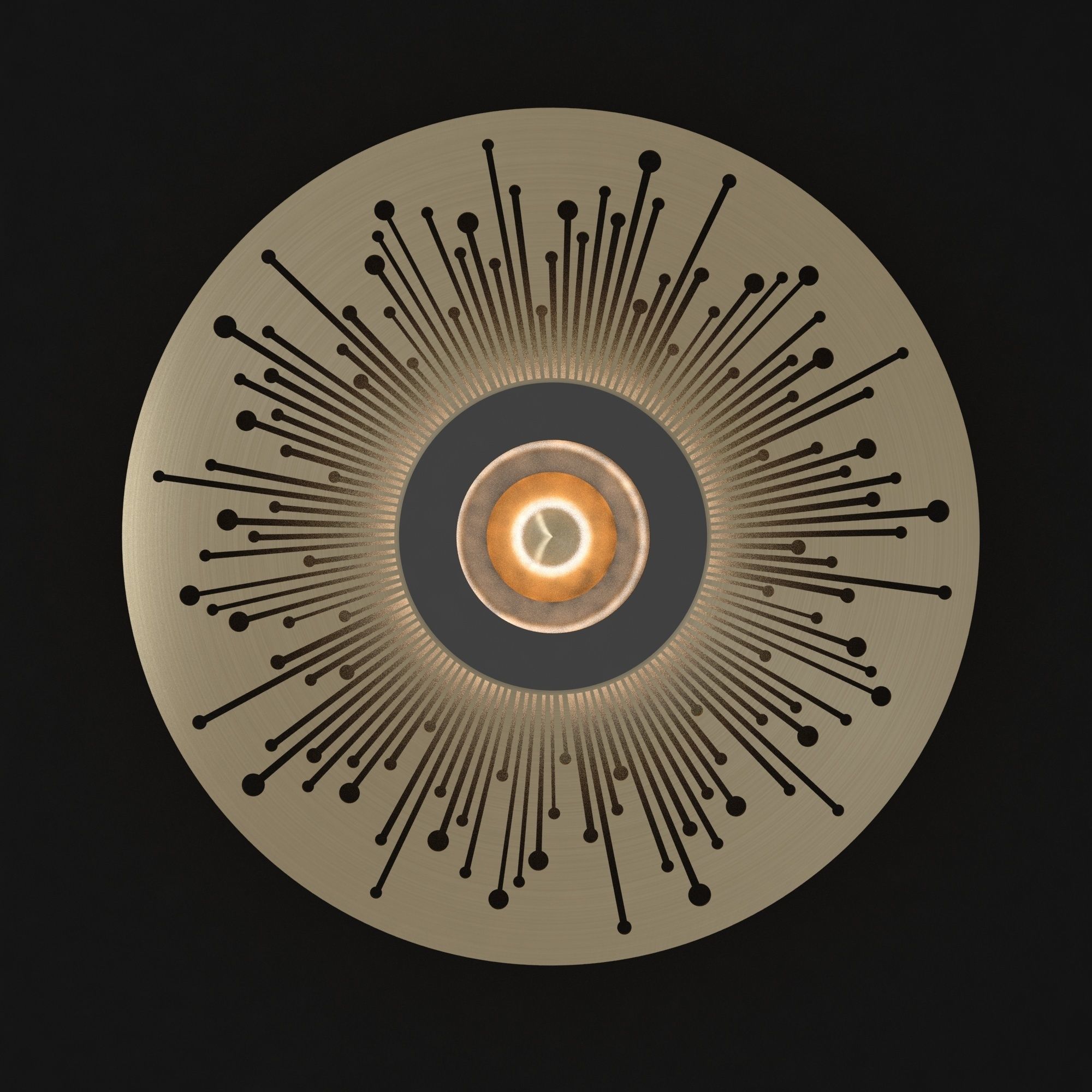 cvl earth wall light  3D model_1