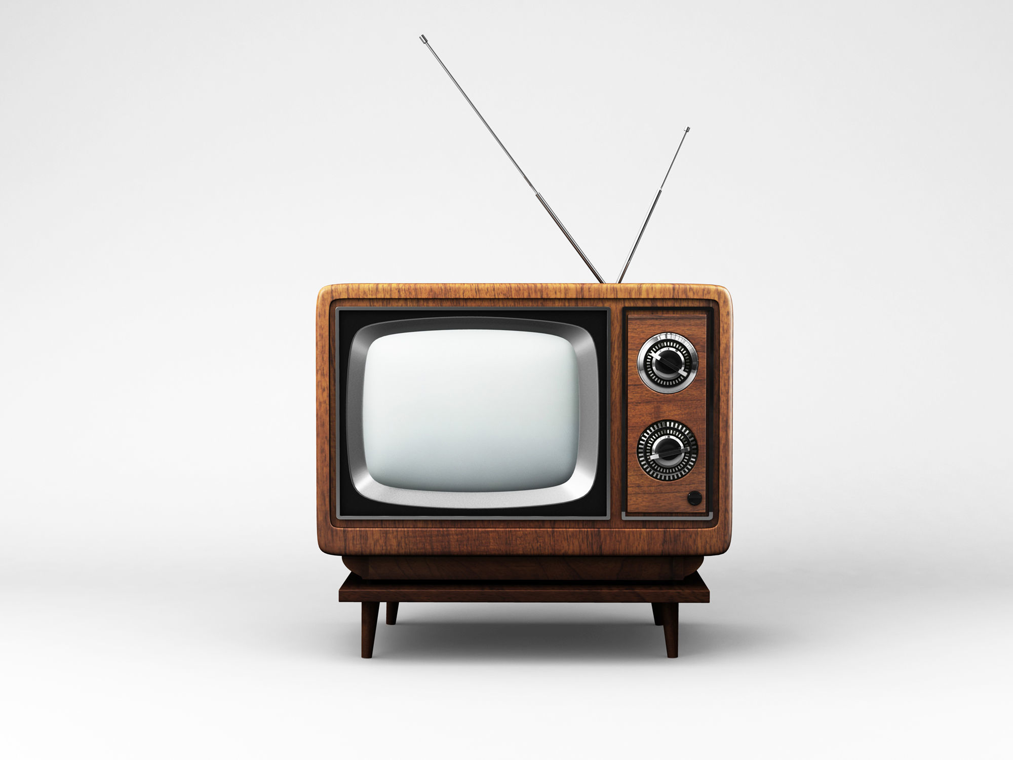 OLD Tv model 3D model_2