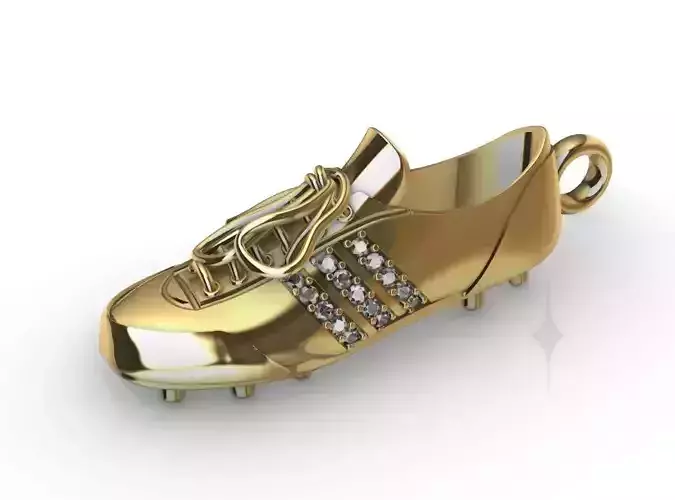 PENDANT FOOTBALL BOOTS soccer 3D print model