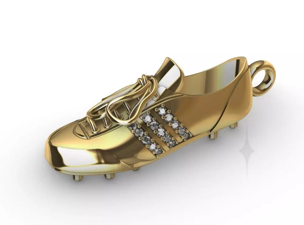 PENDANT FOOTBALL BOOTS soccer 3D print model_0