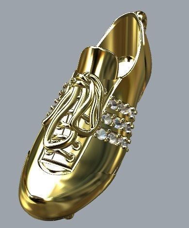 PENDANT FOOTBALL BOOTS soccer 3D print model_3