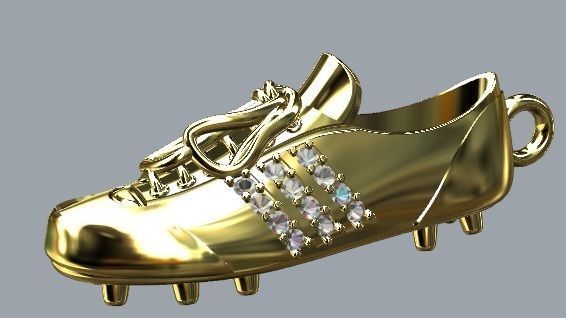 PENDANT FOOTBALL BOOTS soccer 3D print model_2