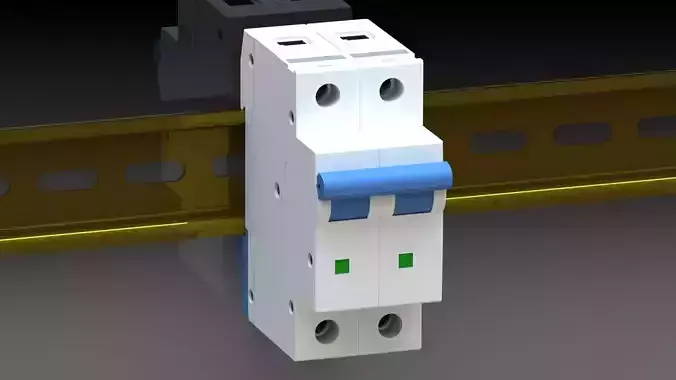 Circuit breaker 3D model