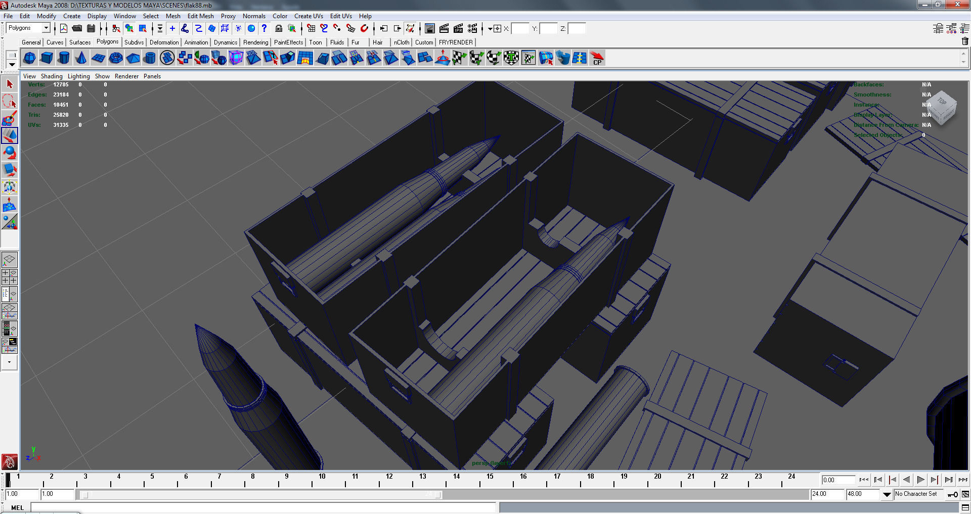  German FLAK 88 mm 3D model_5