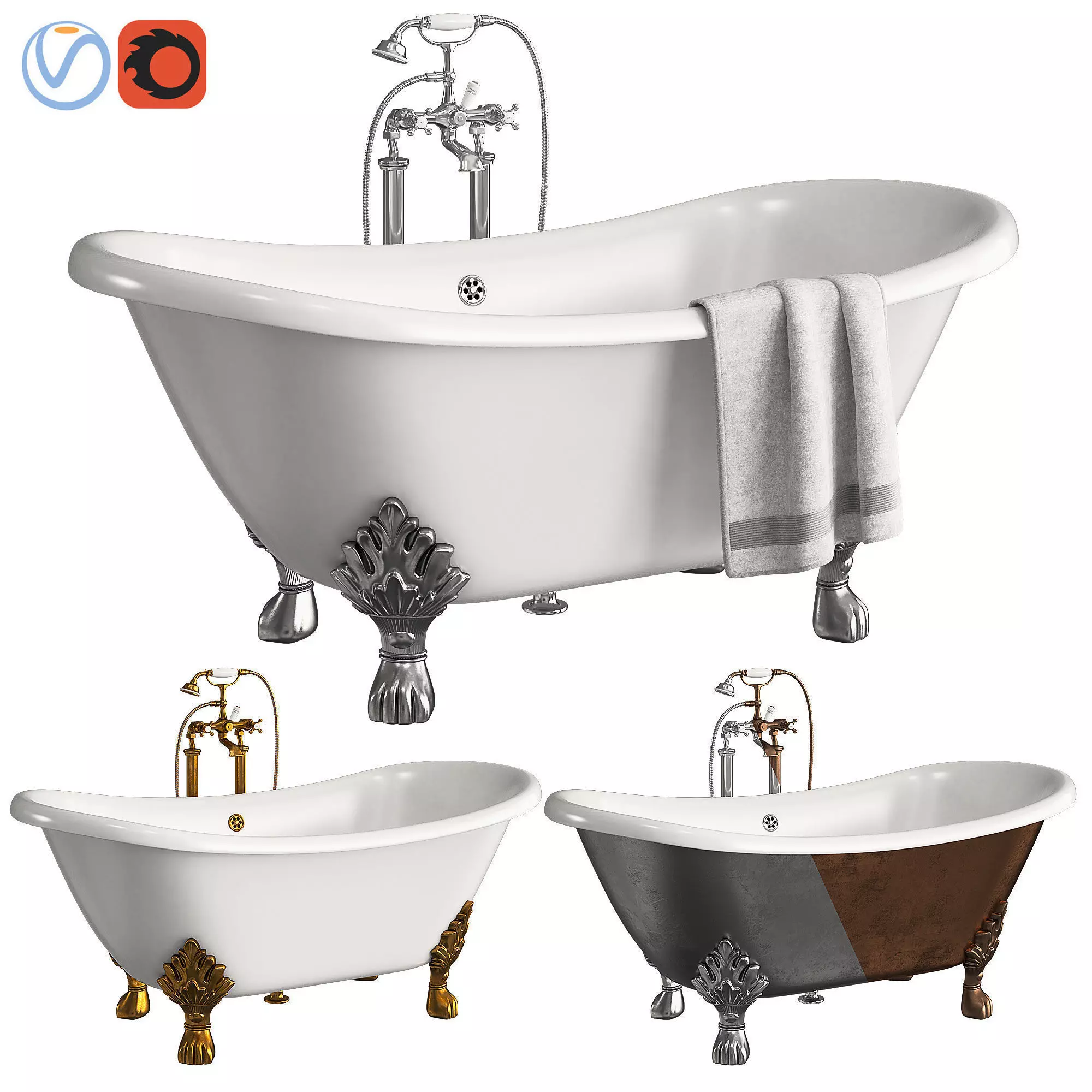 Devon Devon Cherie Bath 3D model