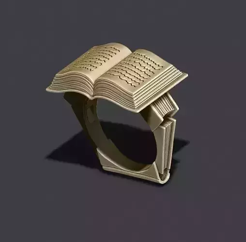 Book ring 3D print model