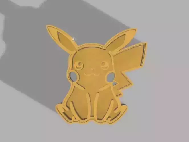 Pikachu cookie cutter