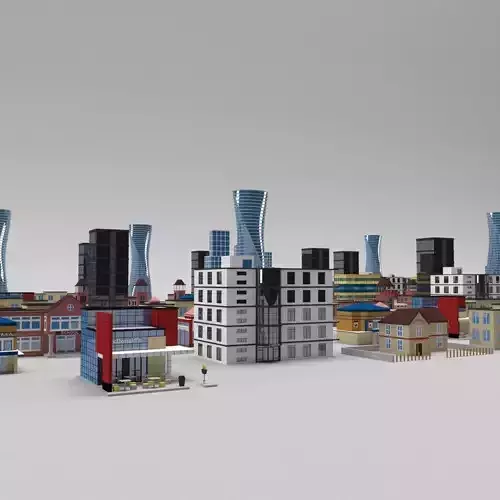 Low Poly Buildings Pack