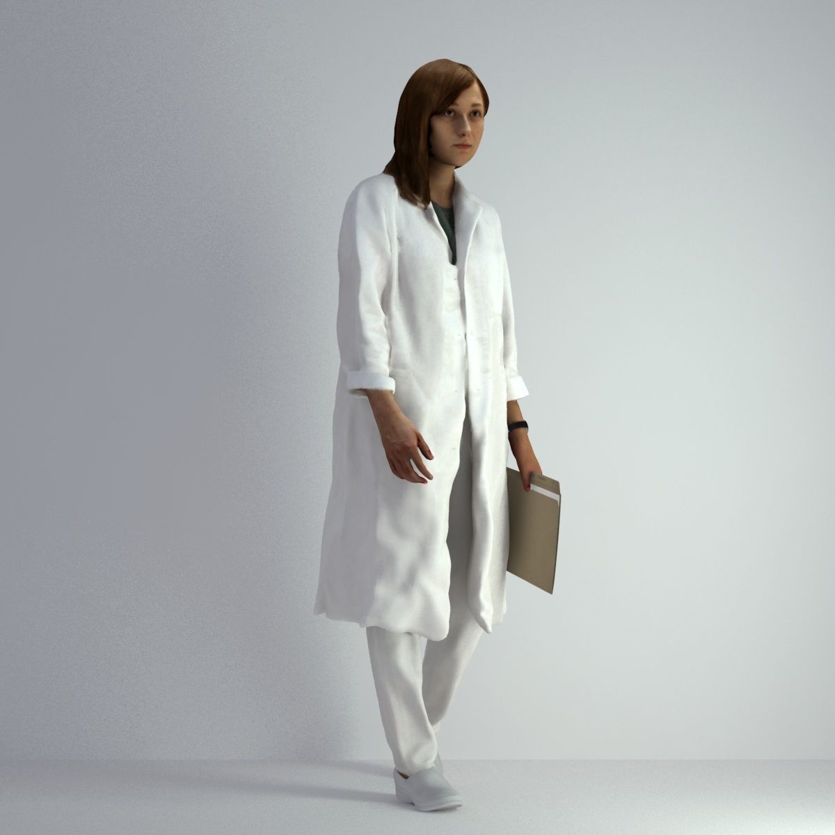 3D Scan Woman Doctor 007 3D model_13