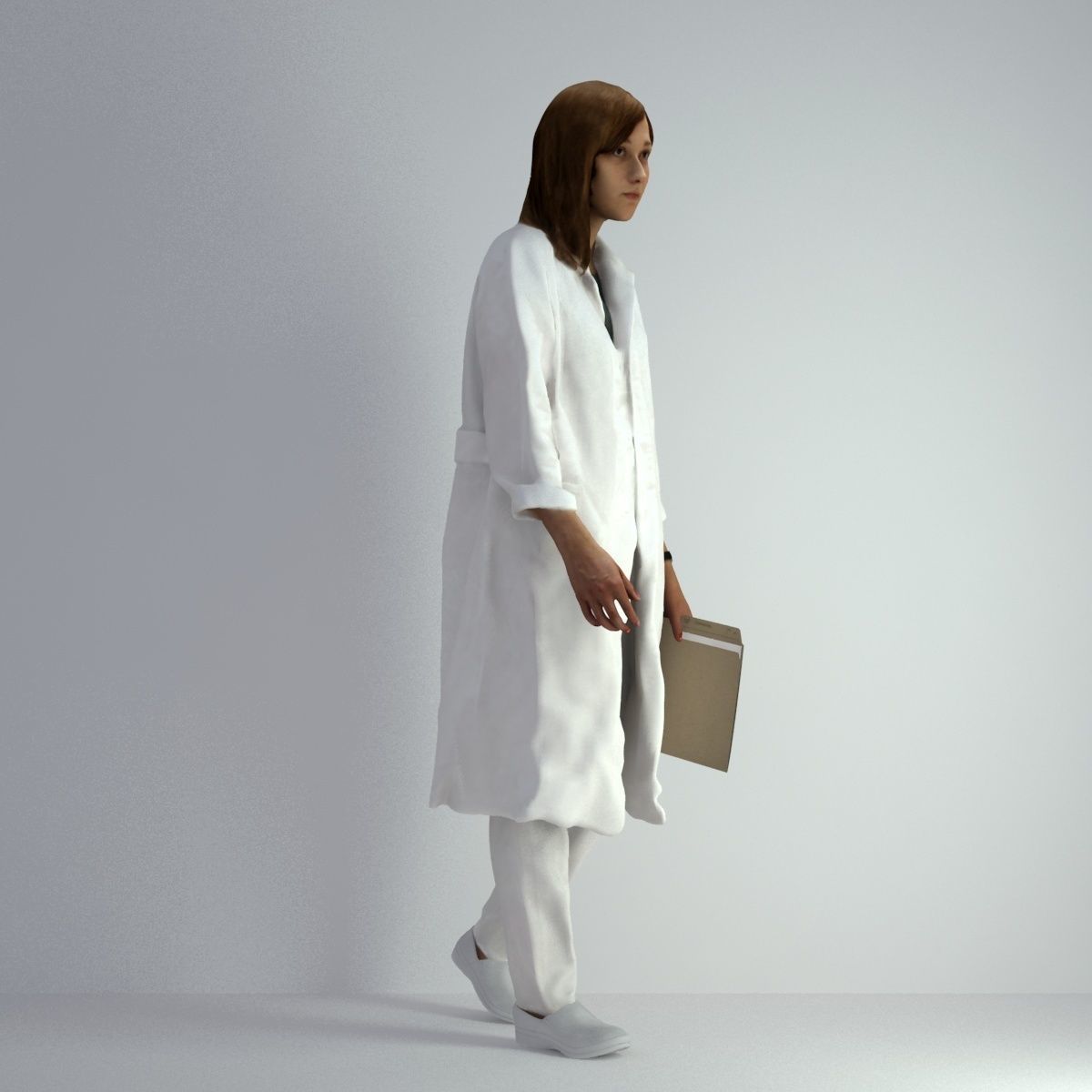 3D Scan Woman Doctor 007 3D model_16