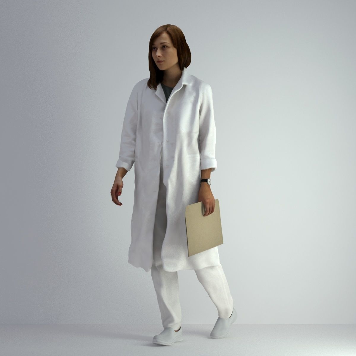 3D Scan Woman Doctor 007 3D model_42