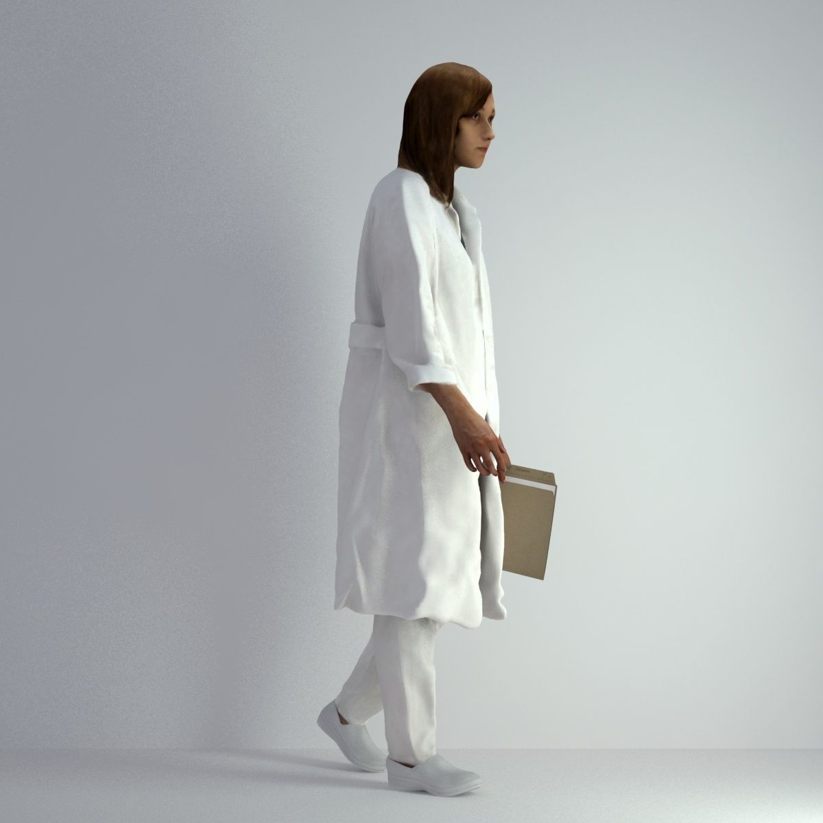 3D Scan Woman Doctor 007 3D model_15