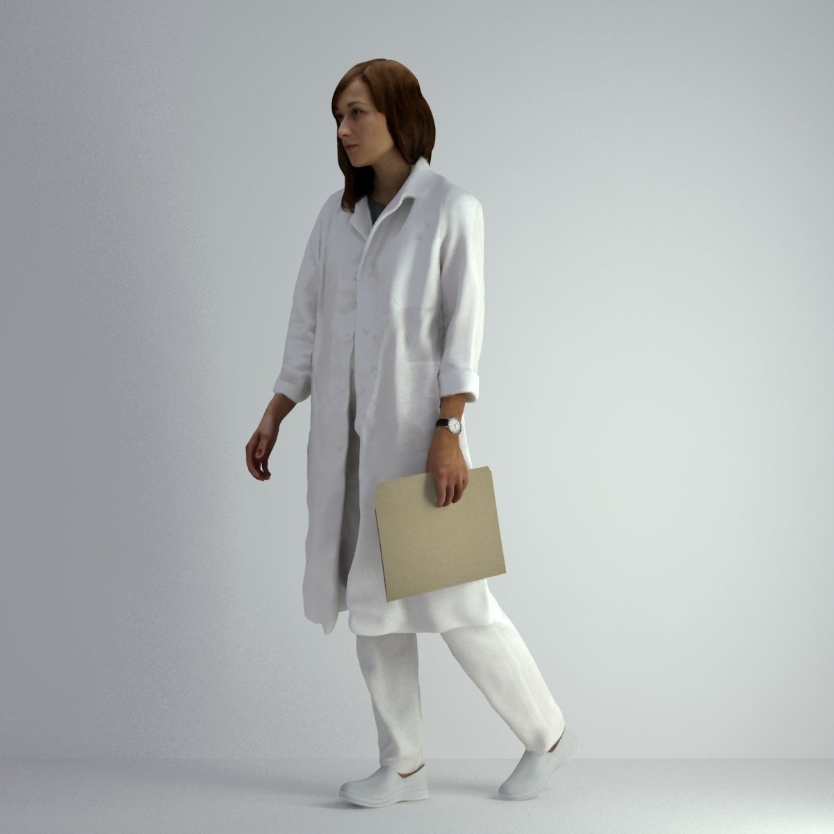 3D Scan Woman Doctor 007 3D model_43