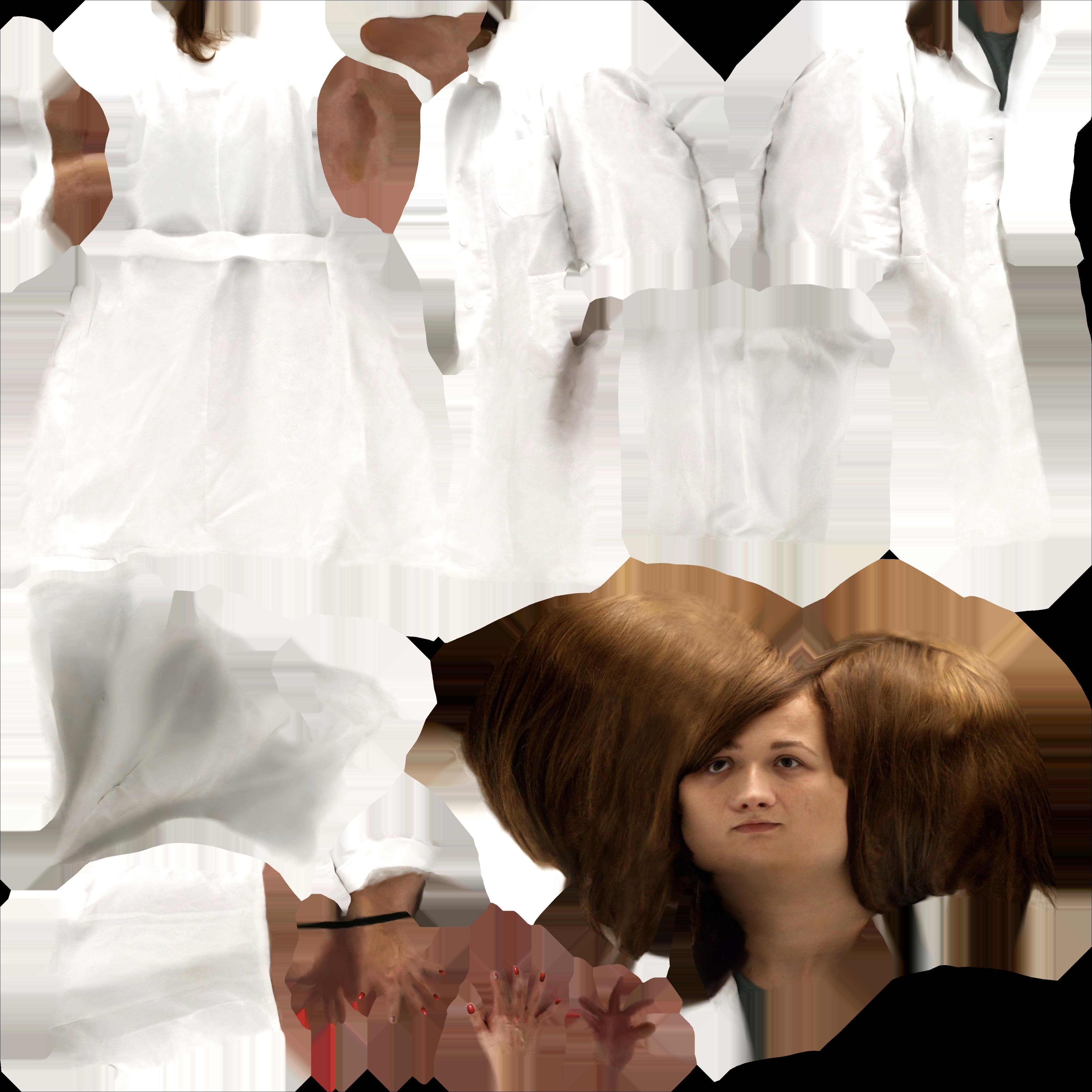3D Scan Woman Doctor 007 3D model_6