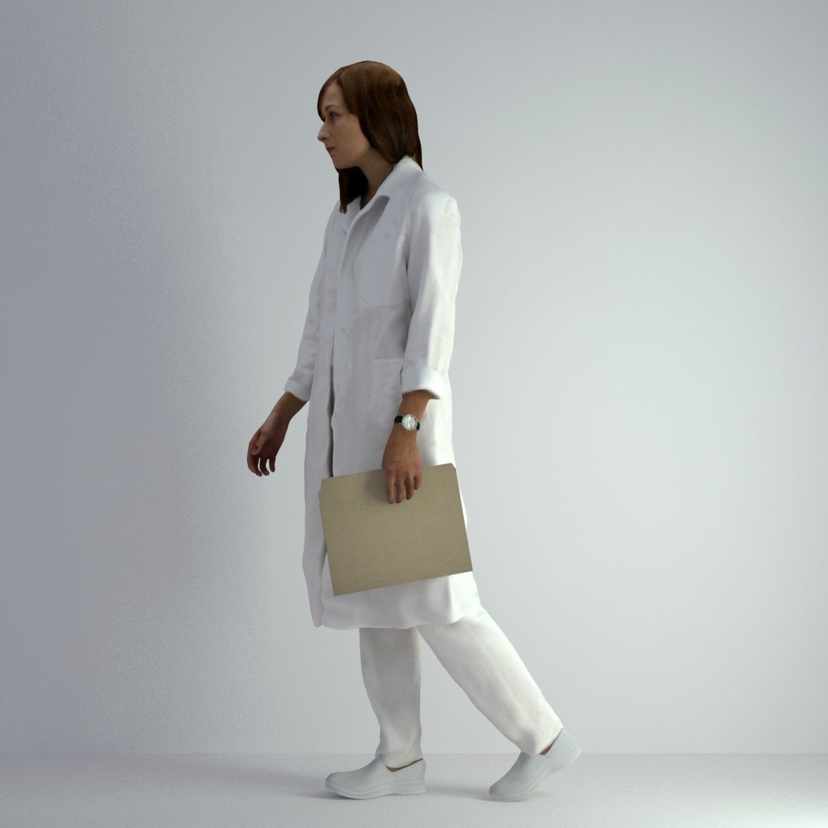 3D Scan Woman Doctor 007 3D model_39