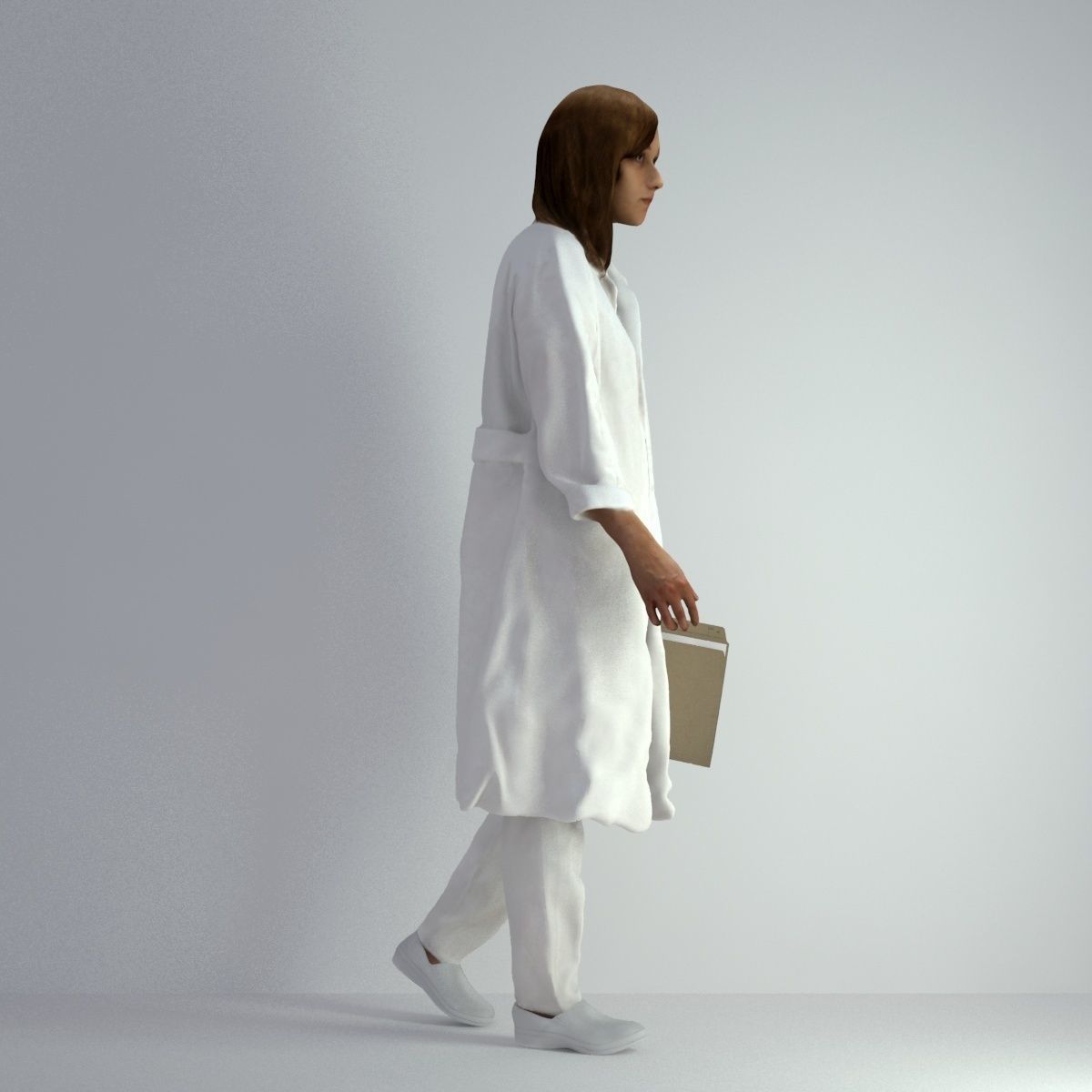 3D Scan Woman Doctor 007 3D model_17
