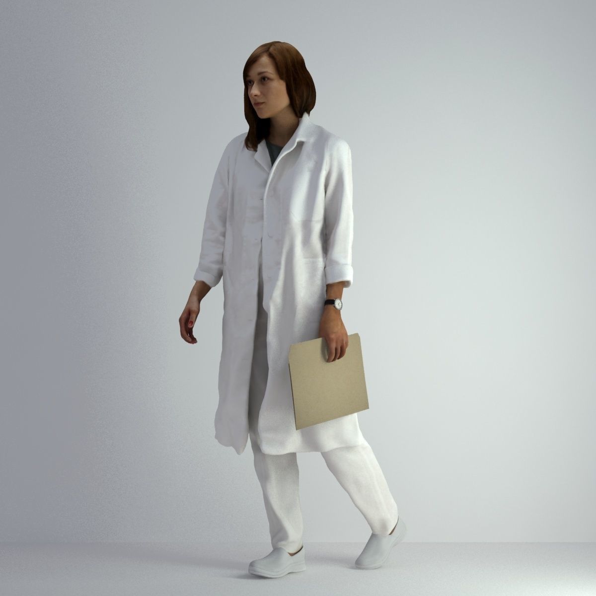 3D Scan Woman Doctor 007 3D model_41