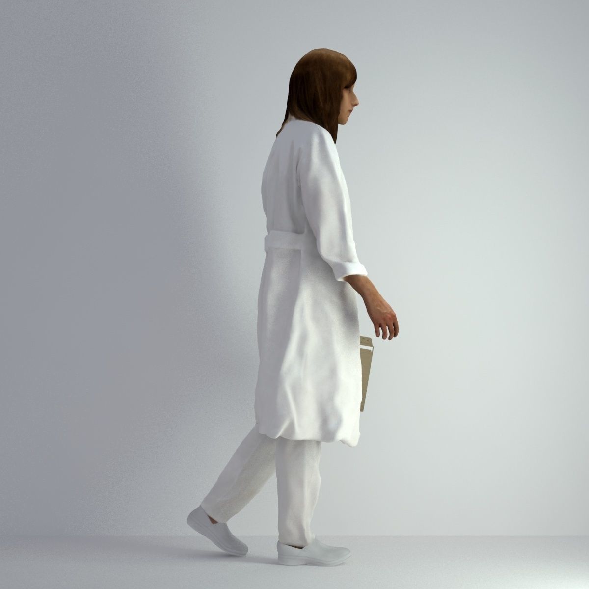 3D Scan Woman Doctor 007 3D model_19