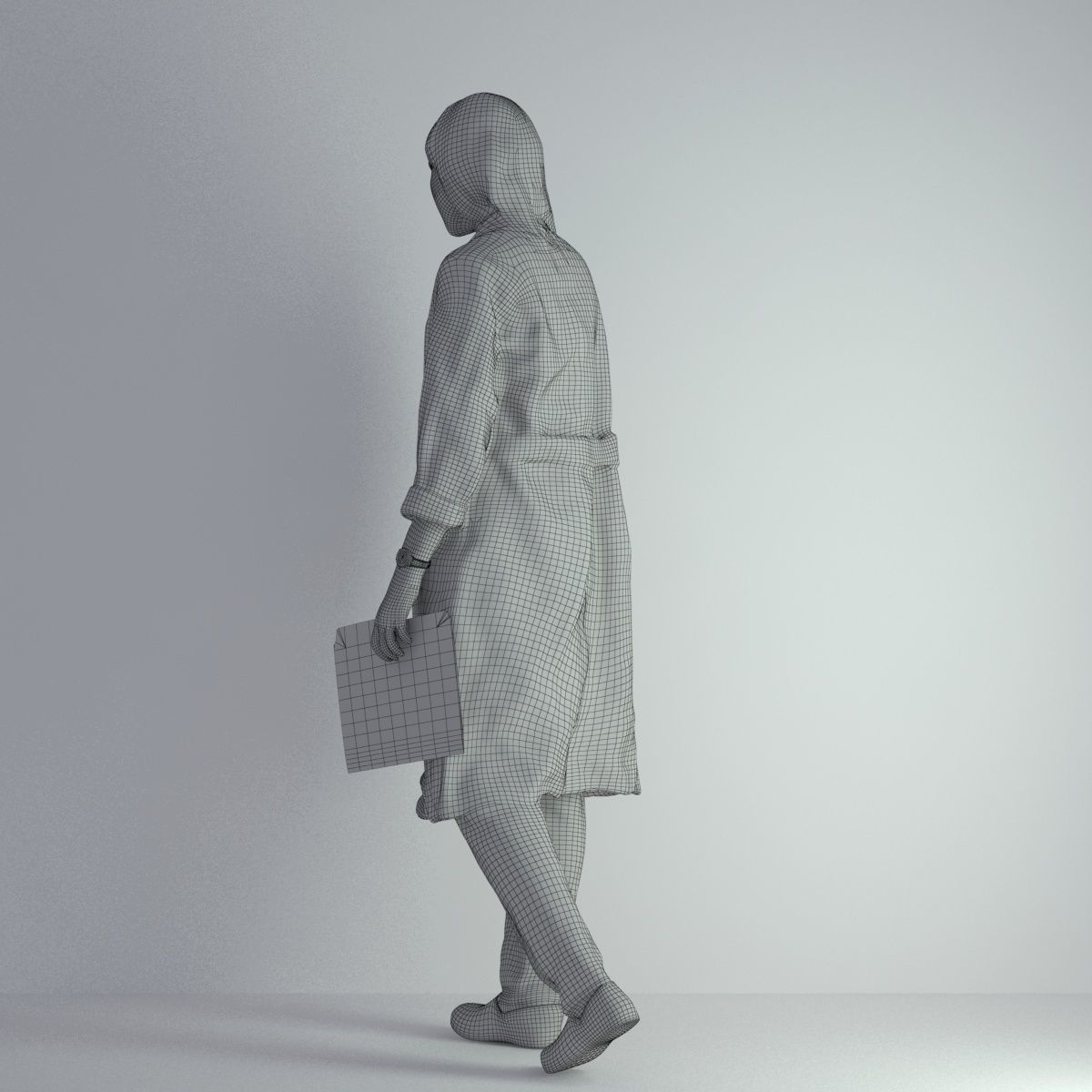 3D Scan Woman Doctor 007 3D model_3
