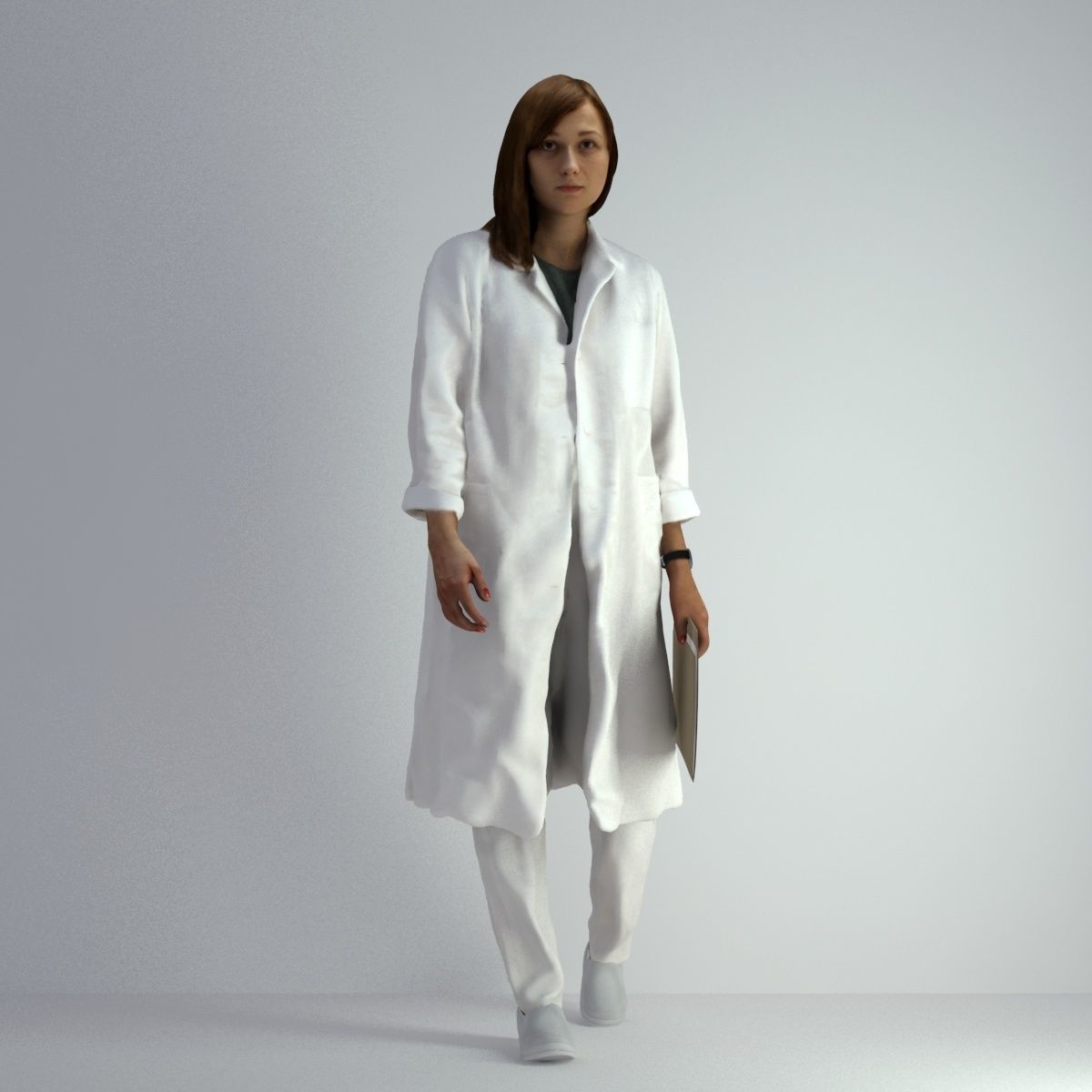 3D Scan Woman Doctor 007 3D model_10