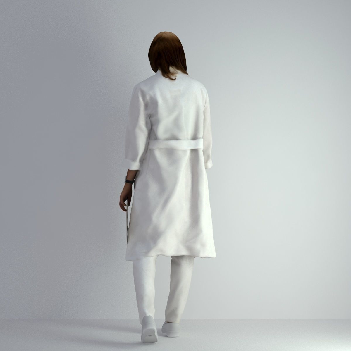 3D Scan Woman Doctor 007 3D model_29