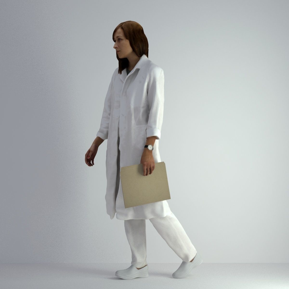 3D Scan Woman Doctor 007 3D model_40