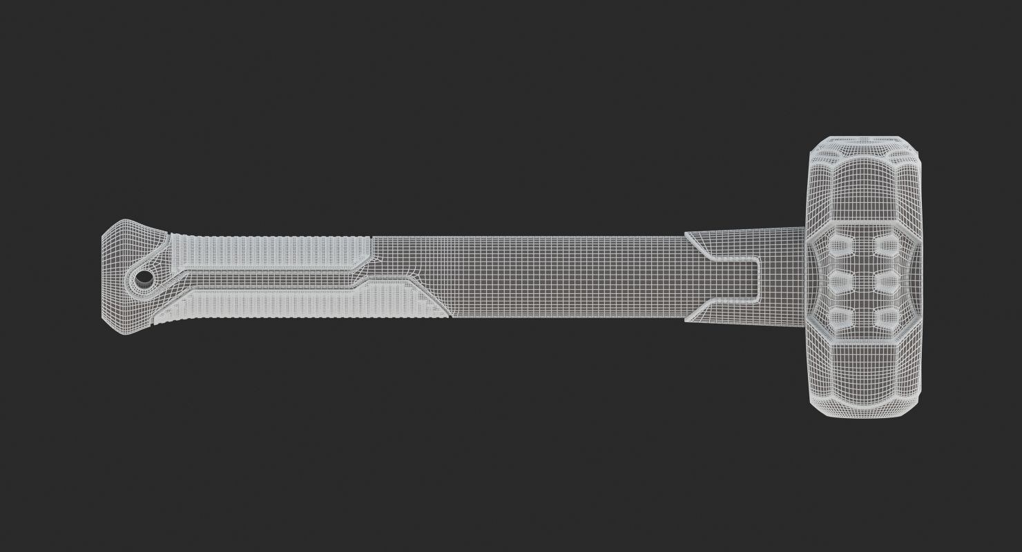 Drilling Sledge Hammer 3D model_9