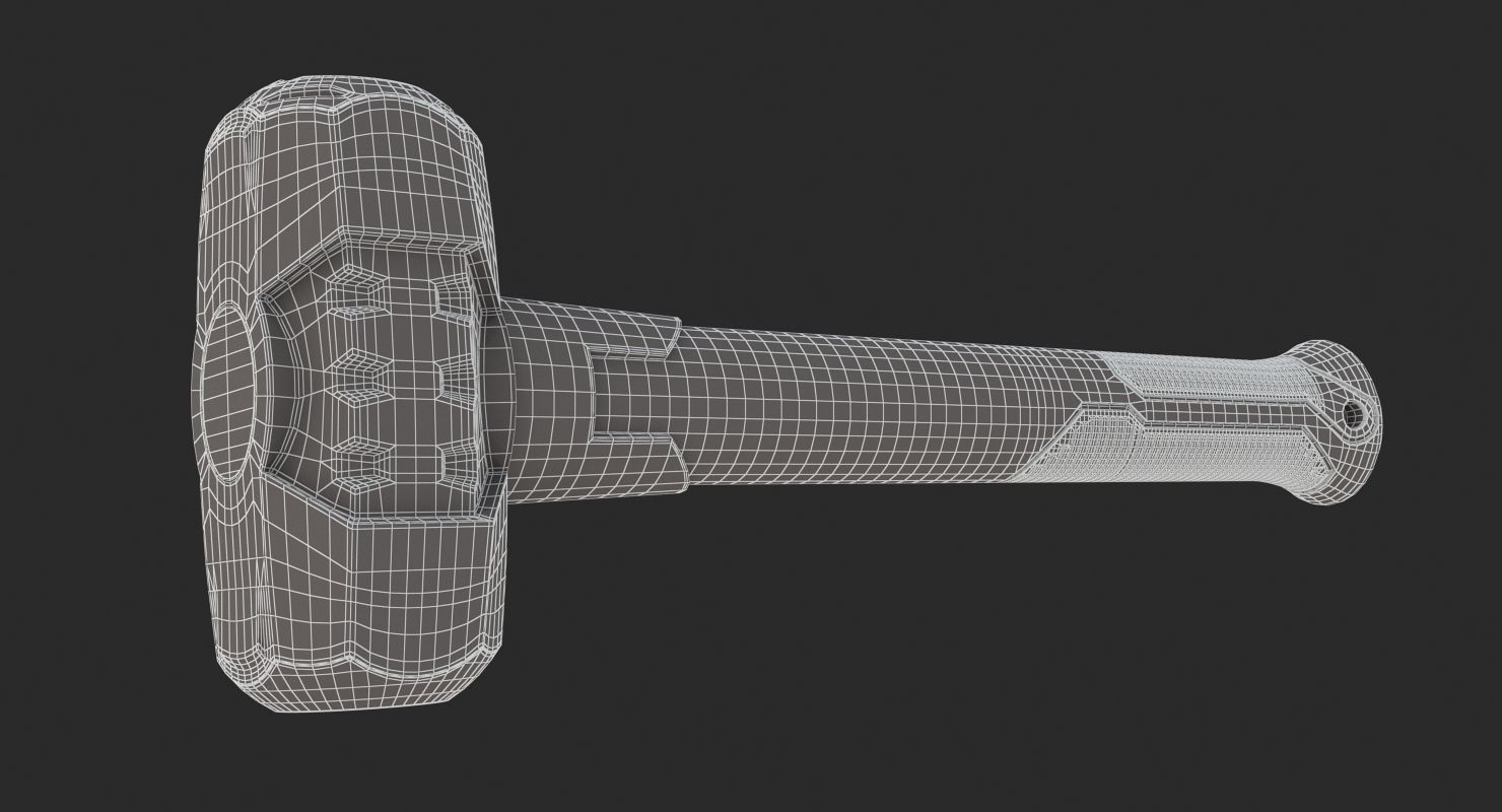 Drilling Sledge Hammer 3D model_12
