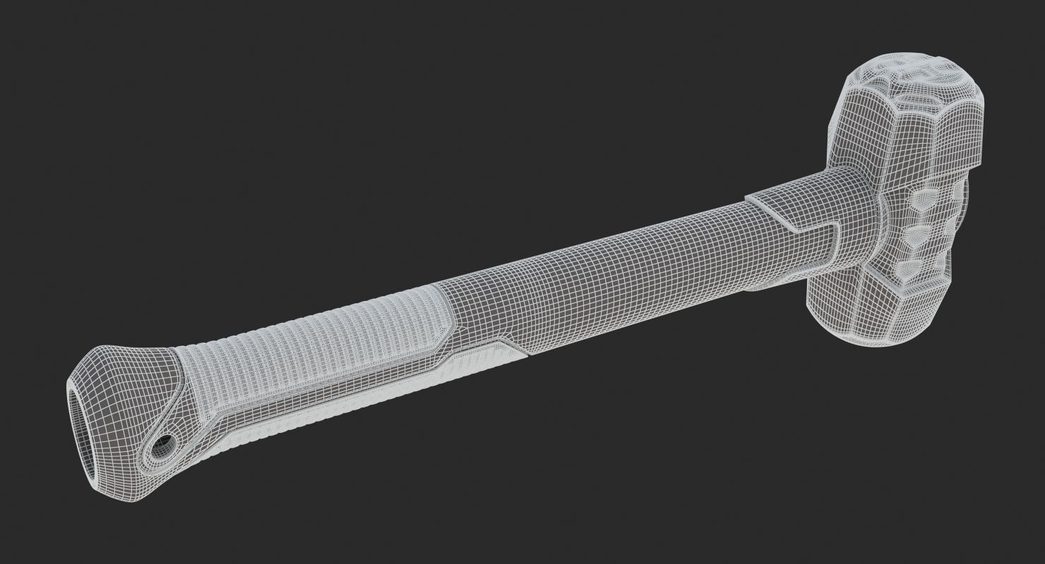 Drilling Sledge Hammer 3D model_11