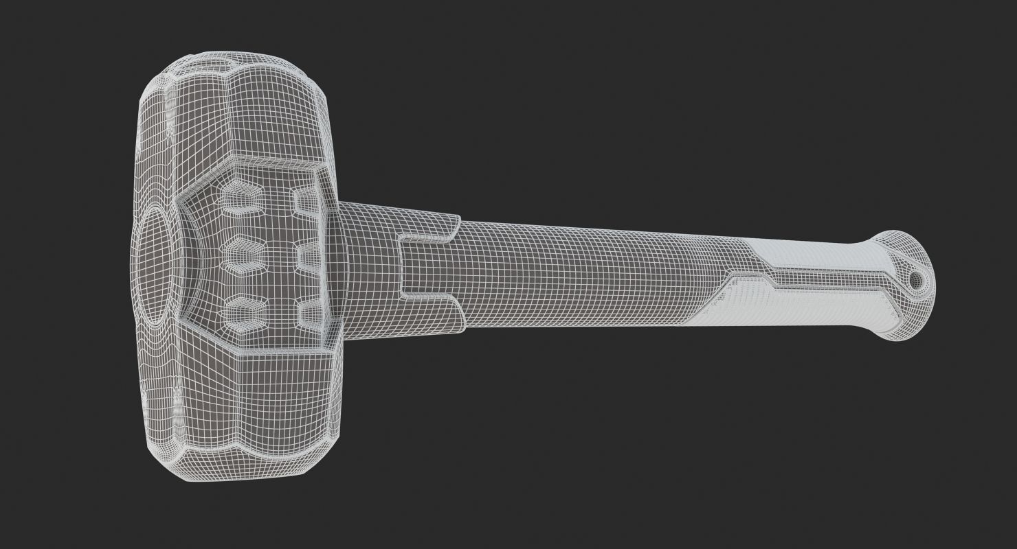 Drilling Sledge Hammer 3D model_13