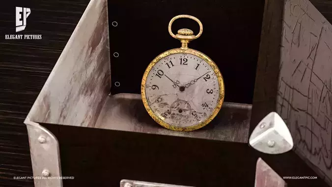 Vintage damaged clock