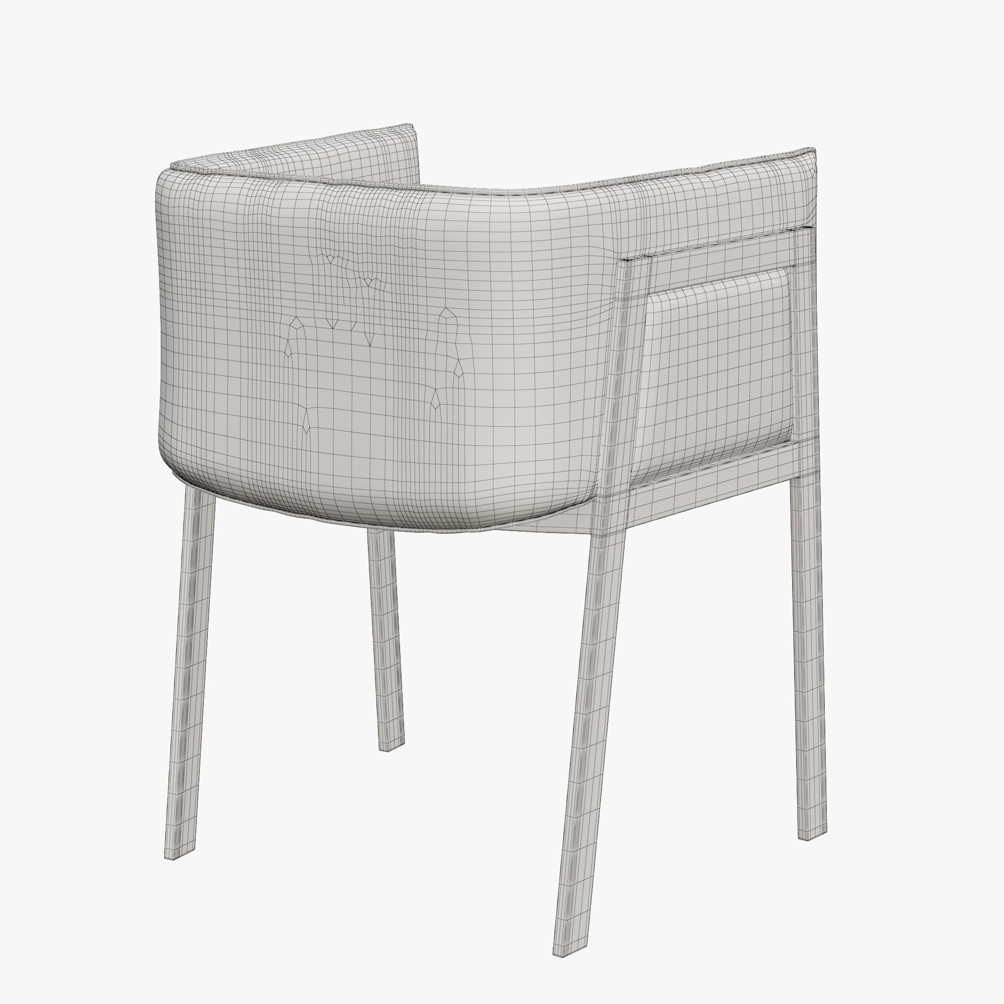 Pin-Up Grace Chair By Living Divani 3D model_4