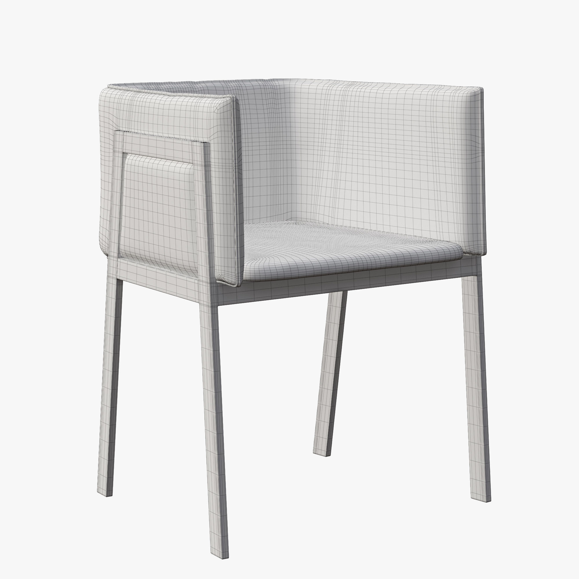 Pin-Up Grace Chair By Living Divani 3D model_3