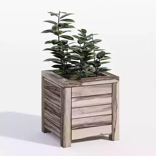 Prestige 5 wooden planter