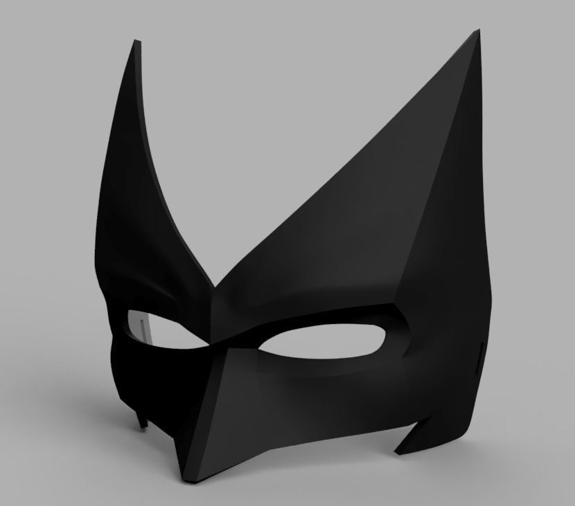 Batwoman Mask 3D print model_1
