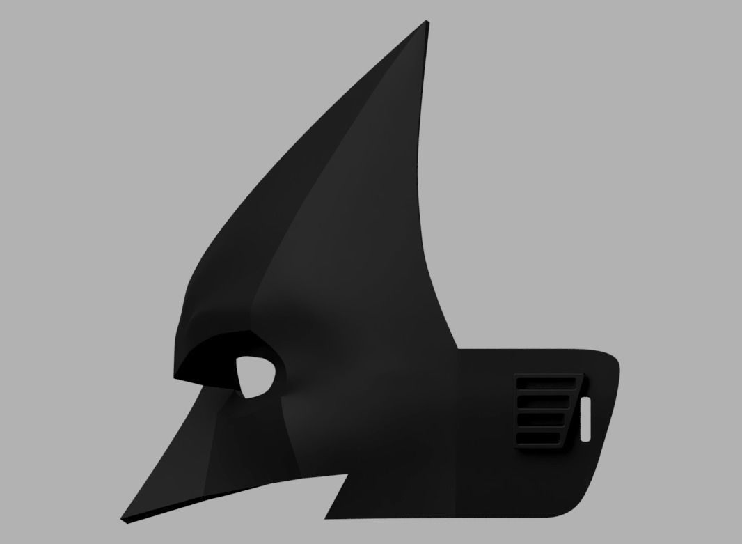 Batwoman Mask 3D print model_3